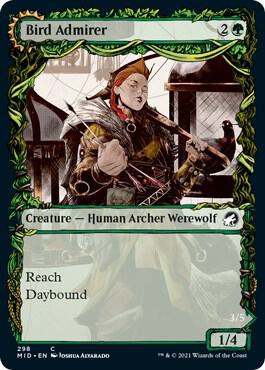 Bird Admirer (Showcase) [Innistrad: Midnight Hunt] 298