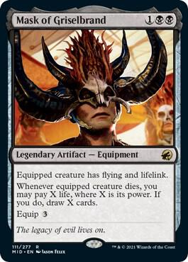 Mask of Griselbrand [Innistrad: Midnight Hunt] 111