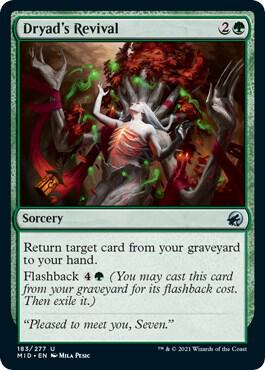 Dryad's Revival [Innistrad: Midnight Hunt] 183