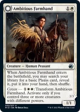 Ambitious Farmhand [Innistrad: Midnight Hunt] 2