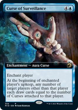 Curse of Surveillance (Extended Art) [Innistrad: Midnight Hunt] 334