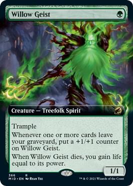 Willow Geist (Extended Art) [Innistrad: Midnight Hunt] 366
