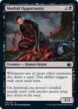 Morbid Opportunist [Innistrad: Midnight Hunt] 113