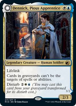 Dennick, Pious Apprentice [Innistrad: Midnight Hunt] 217