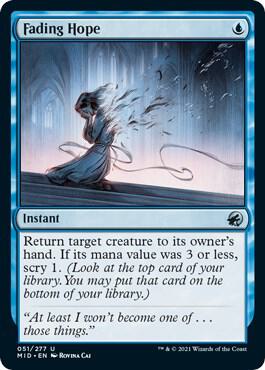 Fading Hope [Innistrad: Midnight Hunt] 51