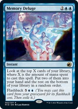 Memory Deluge [Innistrad: Midnight Hunt] 62
