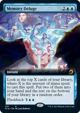 Memory Deluge (Extended Art) [Innistrad: Midnight Hunt] 337