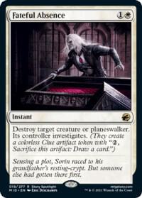 Fateful Absence [Innistrad: Midnight Hunt] 18
