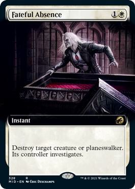 Fateful Absence (Extended Art) [Innistrad: Midnight Hunt] 328