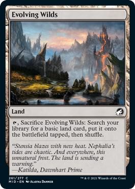 Evolving Wilds [Innistrad: Midnight Hunt] 261