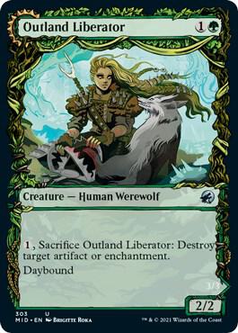 Outland Liberator (Showcase) [Innistrad: Midnight Hunt] 303