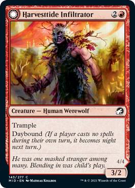 Harvesttide Infiltrator [Innistrad: Midnight Hunt] 143