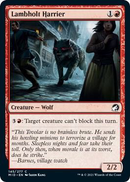 Lambholt Harrier [Innistrad: Midnight Hunt] 145