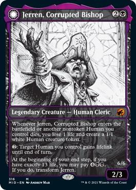Jerren, Corrupted Bishop (Showcase) [Innistrad: Midnight Hunt] 316