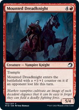 Mounted Dreadknight [Innistrad: Midnight Hunt] 150