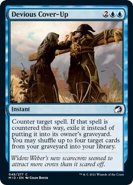 Devious Cover-Up [Innistrad: Midnight Hunt] 48