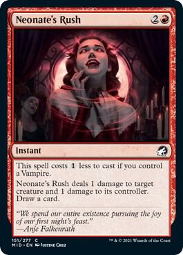Neonate's Rush [Innistrad: Midnight Hunt] 151
