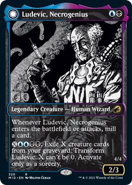 Ludevic, Necrogenius (Showcase) [Innistrad: Midnight Hunt] 320
