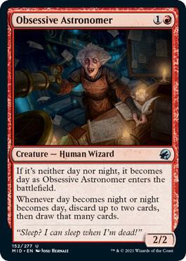 Obsessive Astronomer [Innistrad: Midnight Hunt] 152