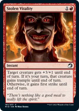 Stolen Vitality [Innistrad: Midnight Hunt] 161