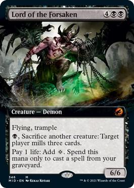 Lord of the Forsaken (Extended Art) [Innistrad: Midnight Hunt] 346