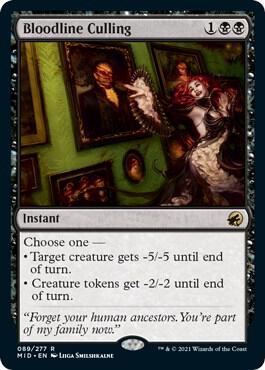 Bloodline Culling [Innistrad: Midnight Hunt] 89