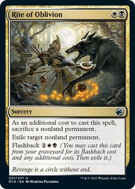 Rite of Oblivion [Innistrad: Midnight Hunt] 237