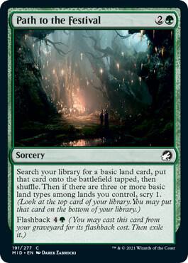 Path to the Festival [Innistrad: Midnight Hunt] 191