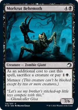 Morkrut Behemoth [Innistrad: Midnight Hunt] 114