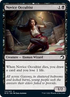 Novice Occultist [Innistrad: Midnight Hunt] 117
