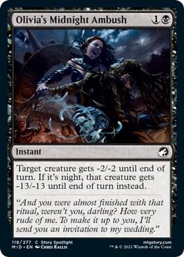 Olivia's Midnight Ambush [Innistrad: Midnight Hunt] 118