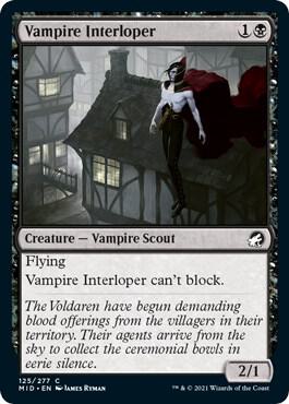 Vampire Interloper [Innistrad: Midnight Hunt] 125