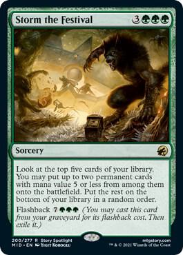 Storm the Festival [Innistrad: Midnight Hunt] 200