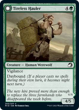 Tireless Hauler [Innistrad: Midnight Hunt] 203