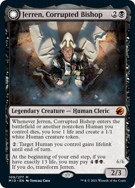 Jerren, Corrupted Bishop [Innistrad: Midnight Hunt] 109