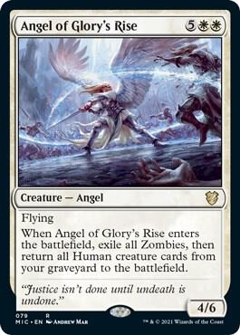 Angel of Glory's Rise [Commander: Innistrad: Midnight Hunt] 79