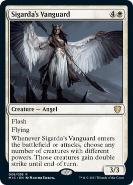 Sigarda's Vanguard [Commander: Innistrad: Midnight Hunt] 8