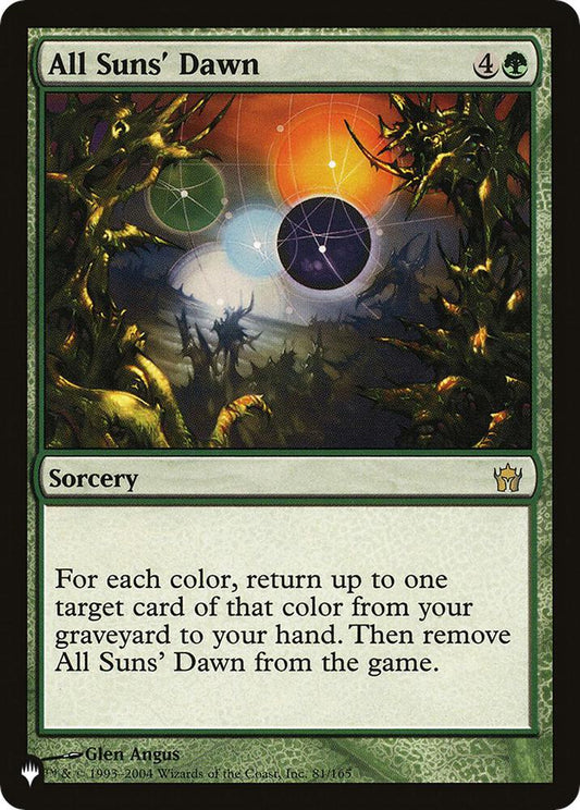 All Suns' Dawn [The List Reprints] 81/165
