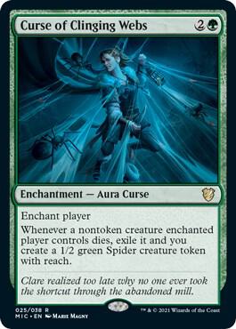 Curse of Clinging Webs [Commander: Innistrad: Midnight Hunt] 25
