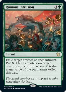 Ruinous Intrusion [Commander: Innistrad: Midnight Hunt] 28
