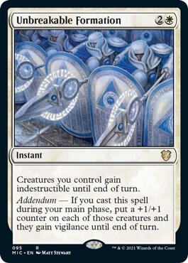 Unbreakable Formation [Commander: Innistrad: Midnight Hunt] 95
