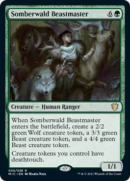 Somberwald Beastmaster [Commander: Innistrad: Midnight Hunt] 30