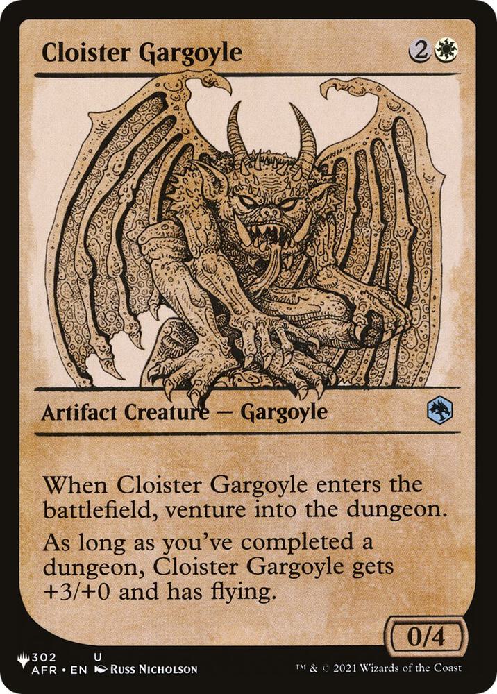 Cloister Gargoyle (Showcase) [The List Reprints] 302/281