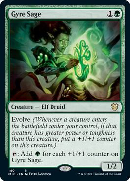Gyre Sage [Commander: Innistrad: Midnight Hunt] 140