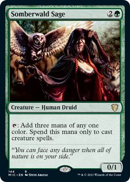 Somberwald Sage [Commander: Innistrad: Midnight Hunt] 144