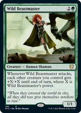 Wild Beastmaster [Commander: Innistrad: Midnight Hunt] 146