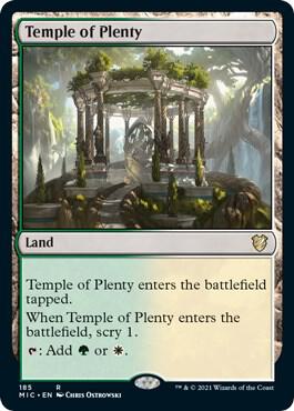 Temple of Plenty [Commander: Innistrad: Midnight Hunt] 185