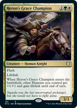 Heron's Grace Champion [Commander: Innistrad: Midnight Hunt] 152