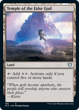 Temple of the False God [Commander: Innistrad: Midnight Hunt] 186