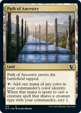 Path of Ancestry [Commander: Innistrad: Midnight Hunt] 178